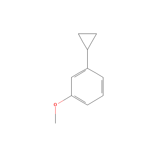 54134-93-9 1-cyclopropyl-3-methoxybenzene chemical structure