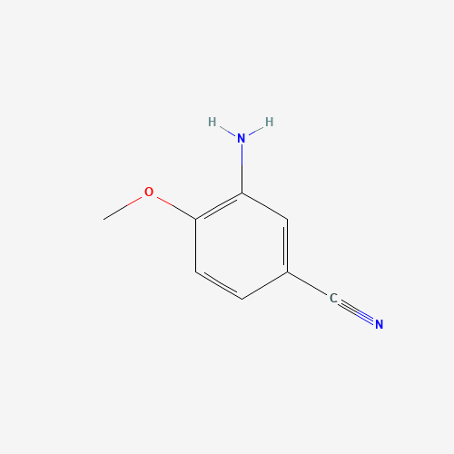 60979-25-1 3-amino-4-methoxybenzonitrile chemical structure