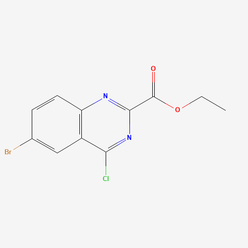 1159976-38-1 ethyl 6-bromo-4-chloroquinazoline-2-carboxylate chemical structure