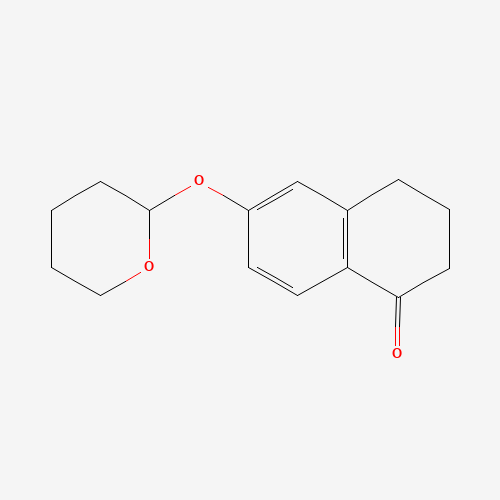 40242-59-9 6-(oxan-2-yloxy)-3,4-dihydro-2H-naphthalen-1-one chemical structure