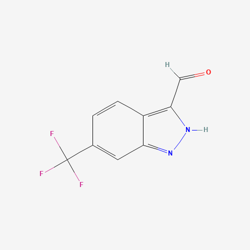 885271-90-9 6-(trifluoromethyl)-2H-indazole-3-carbaldehyde chemical structure