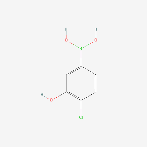 915201-06-8 (4-chloro-3-hydroxyphenyl)boronic acid chemical structure
