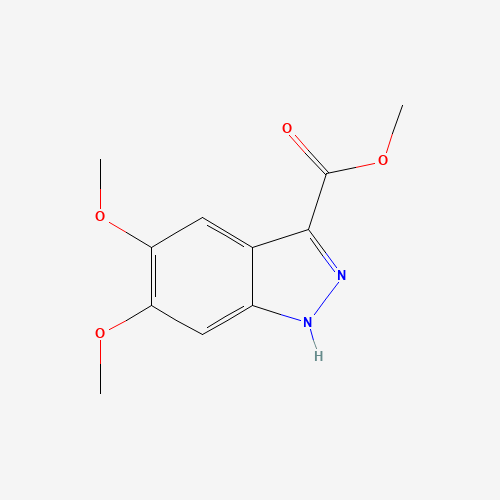 885279-34-5 methyl 5,6-dimethoxy-1H-indazole-3-carboxylate chemical structure