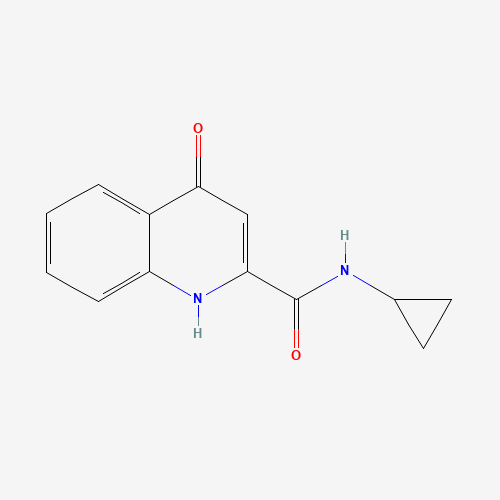 1201581-86-3 N-cyclopropyl-4-oxo-1H-quinoline-2-carboxamide chemical structure