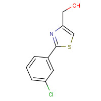 121202-20-8 [2-(3-chlorophenyl)-1,3-thiazol-4-yl]methanol chemical structure