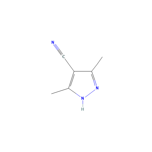 108161-12-2 3,5-dimethyl-1H-pyrazole-4-carbonitrile chemical structure