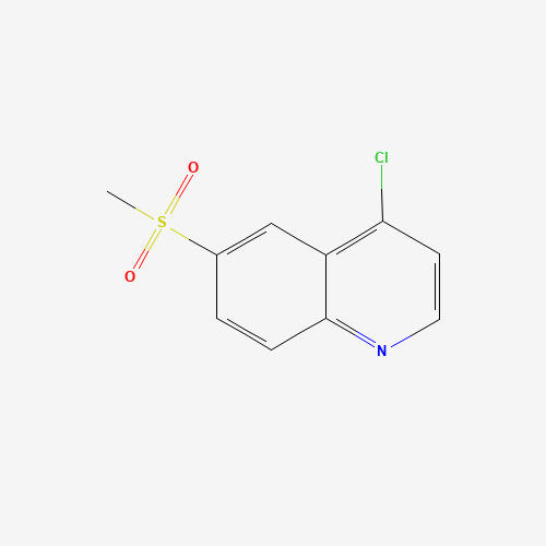 454705-62-5 4-chloro-6-methylsulfonylquinoline chemical structure