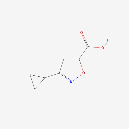 870704-25-9 3-cyclopropyl-1,2-oxazole-5-carboxylic acid chemical structure