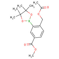 1080573-22-3 methyl 4-(acetyloxymethyl)-3-(4,4,5,5-tetramethyl-1,3,2-dioxaborolan-2-yl)benzoate chemical structure