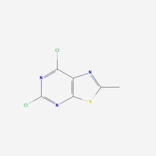 7464-11-1 5,7-dichloro-2-methyl-[1,3]thiazolo[5,4-d]pyrimidine chemical structure