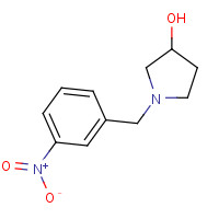 1044766-94-0 1-[(3-nitrophenyl)methyl]pyrrolidin-3-ol chemical structure