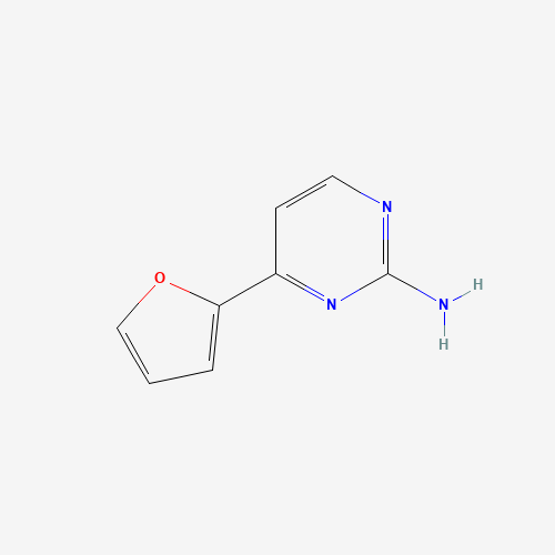 206564-00-3 4-(furan-2-yl)pyrimidin-2-amine chemical structure
