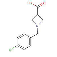 842977-20-2 1-[(4-chlorophenyl)methyl]azetidine-3-carboxylic acid chemical structure