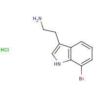 156941-60-5 2-(7-bromo-1H-indol-3-yl)ethanamine;hydrochloride chemical structure