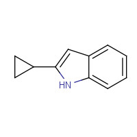40748-44-5 2-cyclopropyl-1H-indole chemical structure