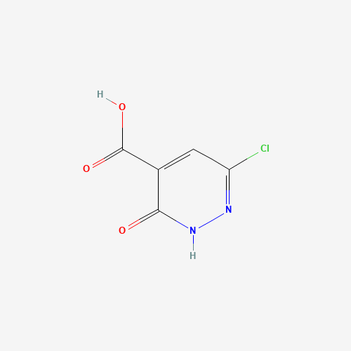 50681-26-0 3-chloro-6-oxo-1H-pyridazine-5-carboxylic acid chemical structure