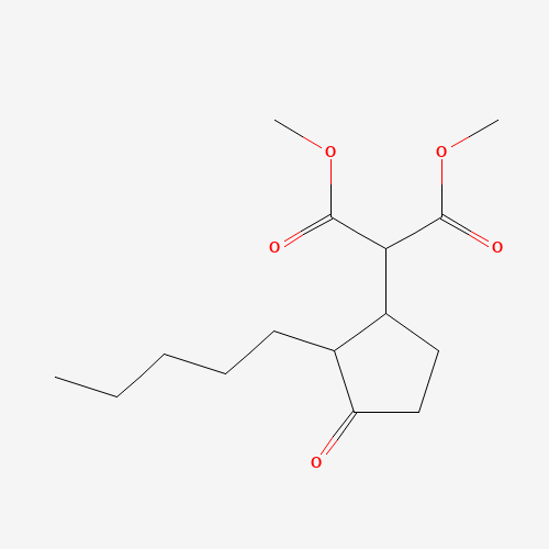 51806-23-6 dimethyl 2-(3-oxo-2-pentylcyclopentyl)propanedioate chemical structure