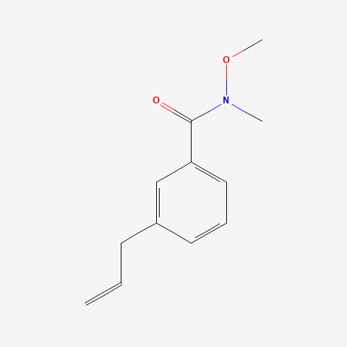 881210-52-2 N-methoxy-N-methyl-3-prop-2-enylbenzamide chemical structure