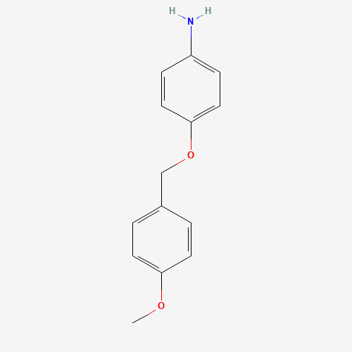 53234-92-7 4-[(4-methoxyphenyl)methoxy]aniline chemical structure