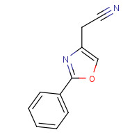 30494-98-5 2-(2-phenyl-1,3-oxazol-4-yl)acetonitrile chemical structure