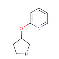 253603-61-1 2-pyrrolidin-3-yloxypyridine chemical structure