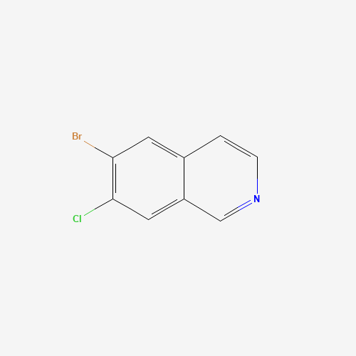 1036712-54-5 6-bromo-7-chloroisoquinoline chemical structure