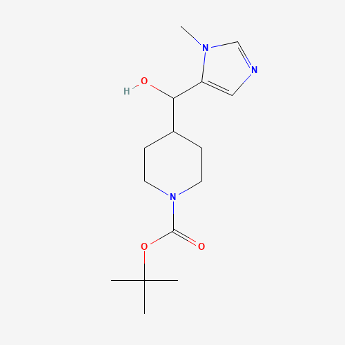 1599529-39-1 tert-butyl 4-[hydroxy-(3-methylimidazol-4-yl)methyl]piperidine-1-carboxylate chemical structure
