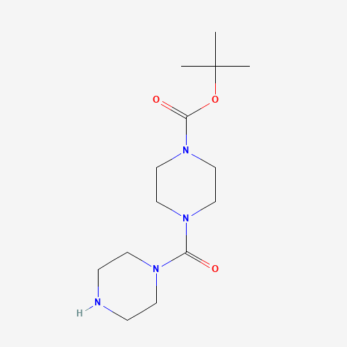 203520-35-8 tert-butyl 4-(piperazine-1-carbonyl)piperazine-1-carboxylate chemical structure