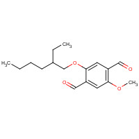 203251-22-3 2-(2-ethylhexoxy)-5-methoxyterephthalaldehyde chemical structure