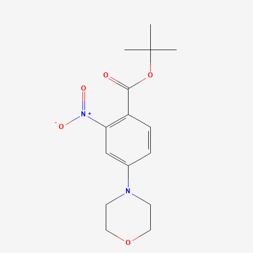 942271-62-7 tert-butyl 4-morpholin-4-yl-2-nitrobenzoate chemical structure
