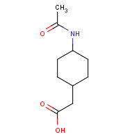 90978-94-2 2-(4-acetamidocyclohexyl)acetic acid chemical structure