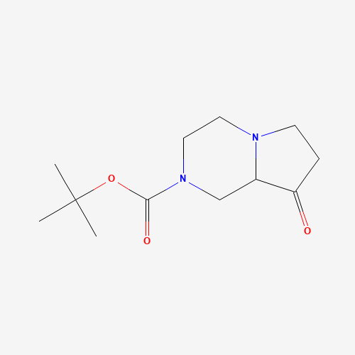 1429199-88-1 tert-butyl 8-oxo-1,3,4,6,7,8a-hexahydropyrrolo[1,2-a]pyrazine-2-carboxylate chemical structure