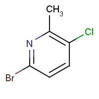 944317-27-5 6-bromo-3-chloro-2-methylpyridine chemical structure