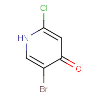 1196146-82-3 5-bromo-2-chloro-1H-pyridin-4-one chemical structure