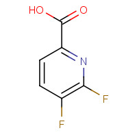 851386-38-4 5,6-difluoropyridine-2-carboxylic acid chemical structure