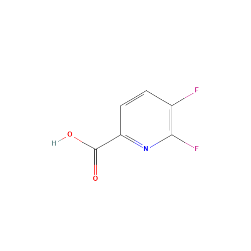851386-38-4 5,6-difluoropyridine-2-carboxylic acid chemical structure
