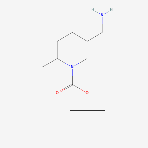 1400589-77-6 tert-butyl 5-(aminomethyl)-2-methylpiperidine-1-carboxylate chemical structure