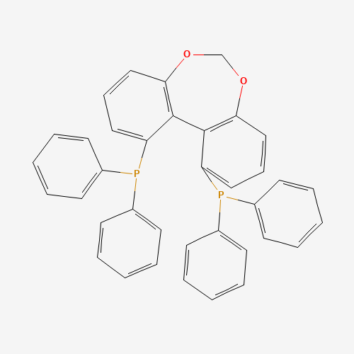 486429-92-9 (1-diphenylphosphanylbenzo[d][1,3]benzodioxepin-11-yl)-diphenylphosphane chemical structure