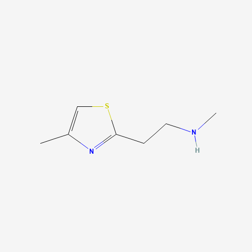 642929-37-1 N-methyl-2-(4-methyl-1,3-thiazol-2-yl)ethanamine chemical structure