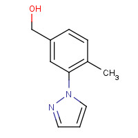 1588887-03-9 (4-methyl-3-pyrazol-1-ylphenyl)methanol chemical structure