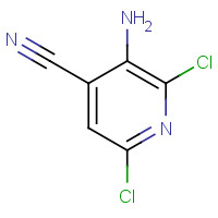 912772-88-4 3-amino-2,6-dichloropyridine-4-carbonitrile chemical structure
