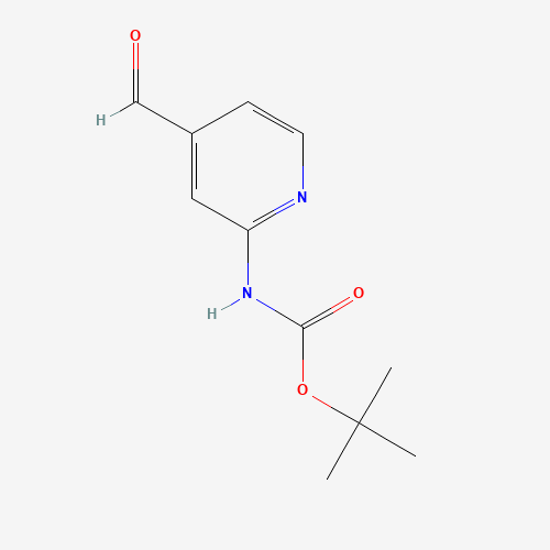 304873-65-2 tert-butyl N-(4-formylpyridin-2-yl)carbamate chemical structure