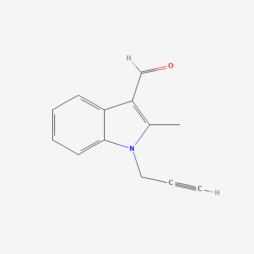 842973-82-4 2-methyl-1-prop-2-ynylindole-3-carbaldehyde chemical structure