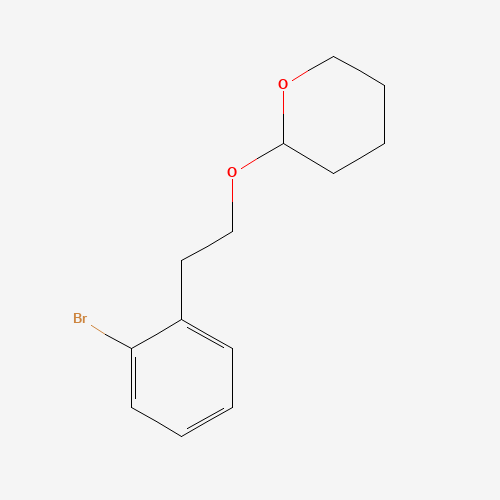 170837-76-0 2-[2-(2-bromophenyl)ethoxy]oxane chemical structure