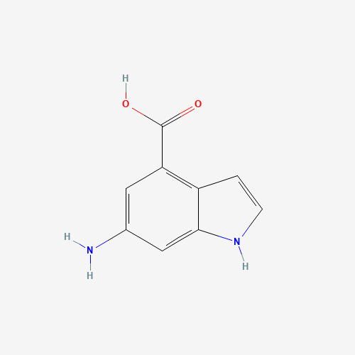 885520-34-3 6-amino-1H-indole-4-carboxylic acid chemical structure