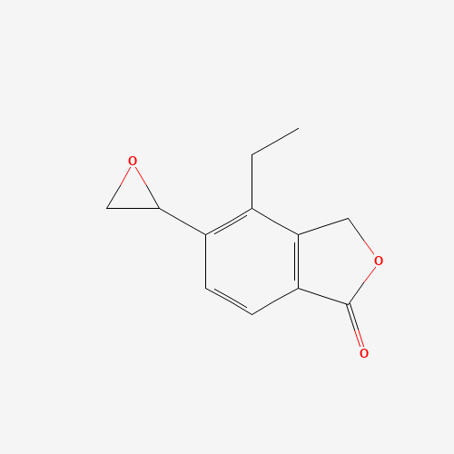 1255208-25-3 4-ethyl-5-(oxiran-2-yl)-3H-2-benzofuran-1-one chemical structure
