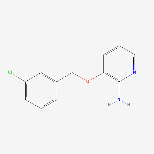 107229-62-9 3-[(3-chlorophenyl)methoxy]pyridin-2-amine chemical structure