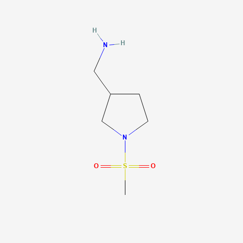 1248952-09-1 (1-methylsulfonylpyrrolidin-3-yl)methanamine chemical structure