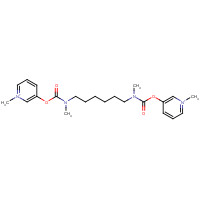 17299-00-2 (1-methylpyridin-1-ium-3-yl) N-methyl-N-[6-[methyl-(1-methylpyridin-1-ium-3-yl)oxycarbonylamino]hexyl]carbamate chemical structure