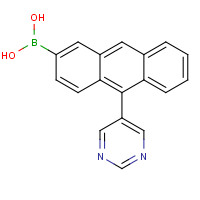 1304008-83-0 (10-pyrimidin-5-ylanthracen-2-yl)boronic acid chemical structure